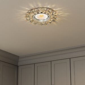 crystal frame gu10 or mr16 bulb