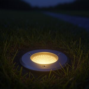 Buried LED Uplight | Warm White Outdoor Grass Lighting 5W