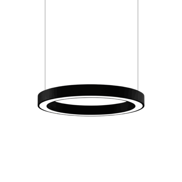 modern led ring hanging light 3 colors light changeable