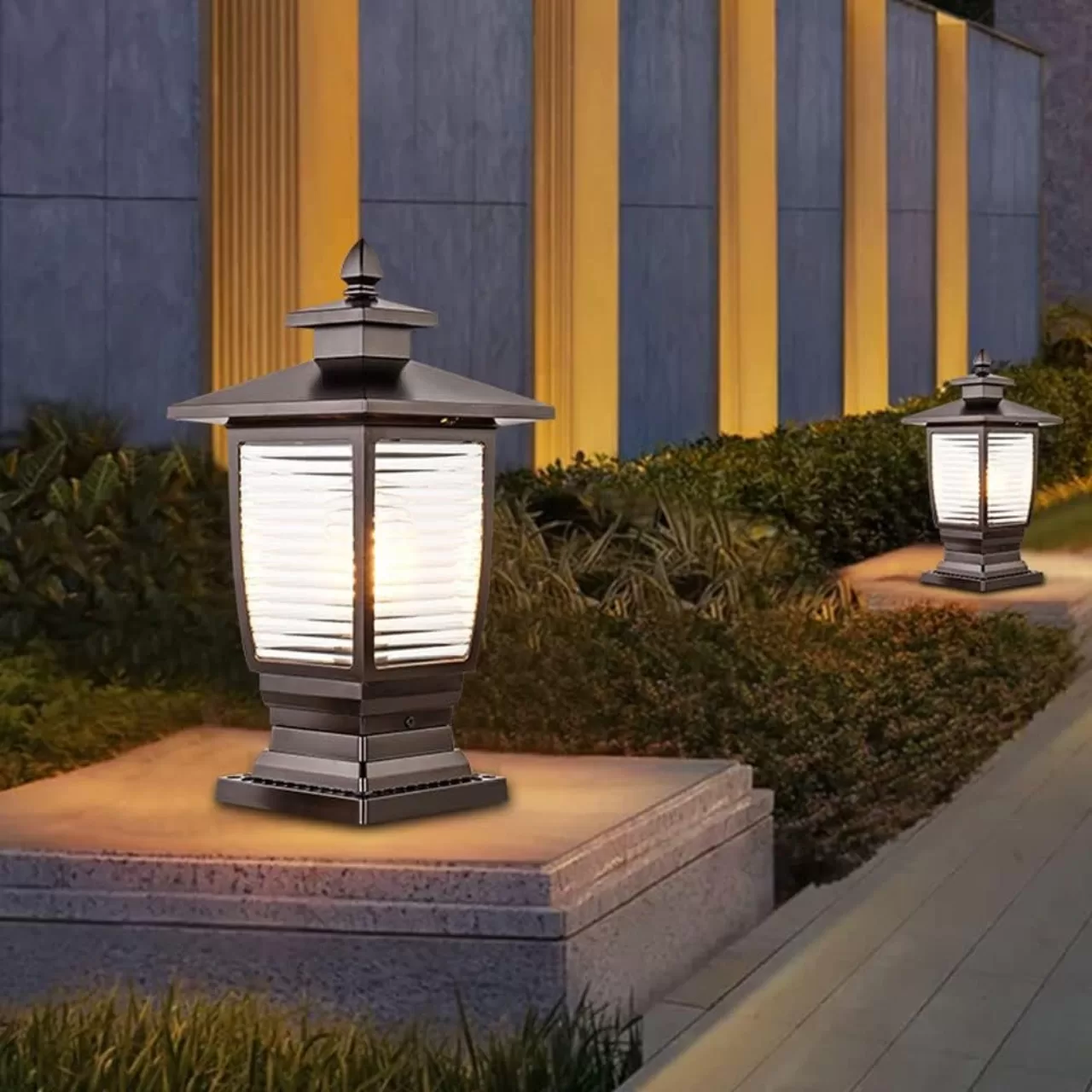 Vintage Outdoor Pillar Lights