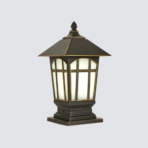 retro vintage outdoor pillar lamp for gates