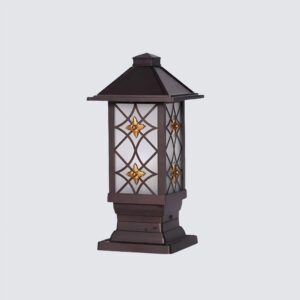 retro vintage outdoor pillar lamp for gates