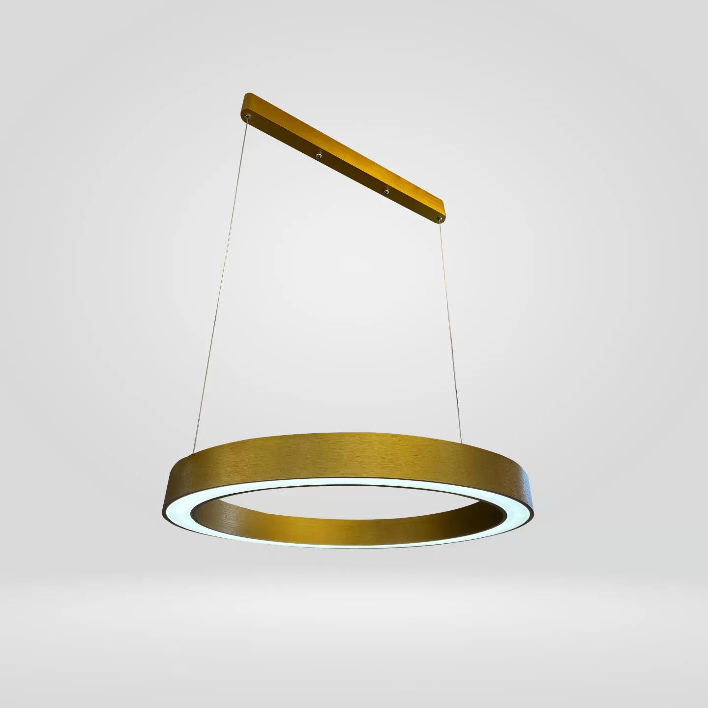 Modern hanging pendant light gold
