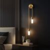 Gold modern wall lamp G9