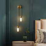 Gold modern wall lamp G9