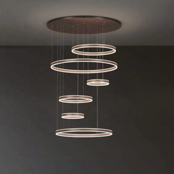 ABM 2290- 6B COF Rings Modern Chandeliers