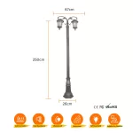 Outdoor Garden Pole Light