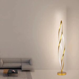 Modern Nordic Design Led Linear Corner Aluminum Reading Standing Floor Lamp for Living Room Hotel Lobby Living Room