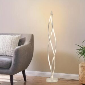 Modern Nordic Design Led Linear Corner Aluminum Reading Standing Floor Lamp for Living Room Hotel Lobby Living Room
