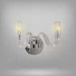 640136-2B Crystal Wall Light