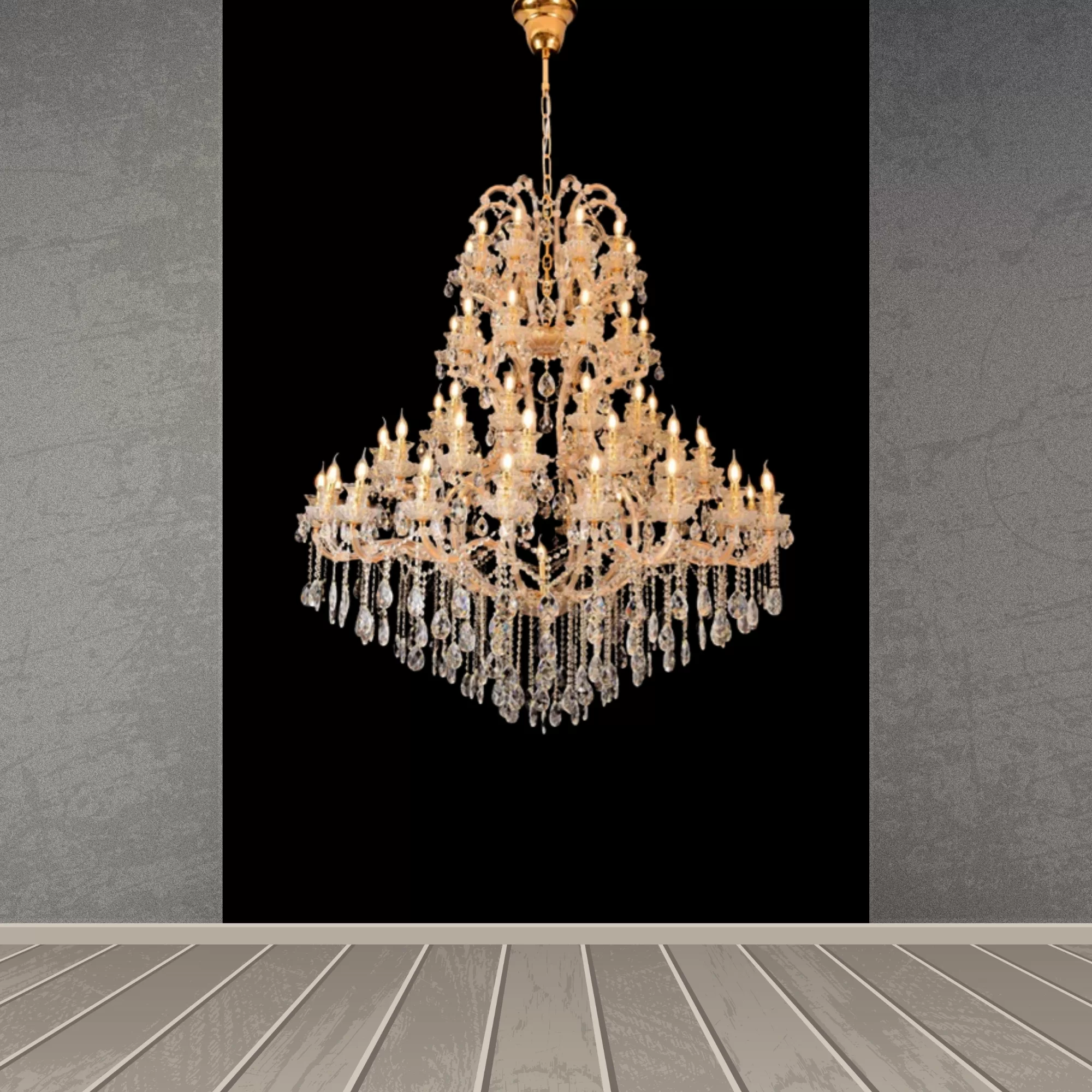 791-71 Classic Crystal Chandelier
