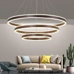 Modern 3-Rings LED Chandelier