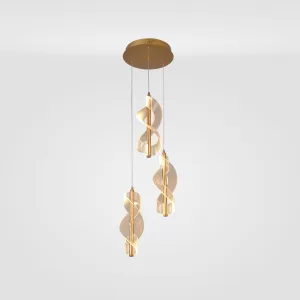 LED 3 Drops Modern Chandelier