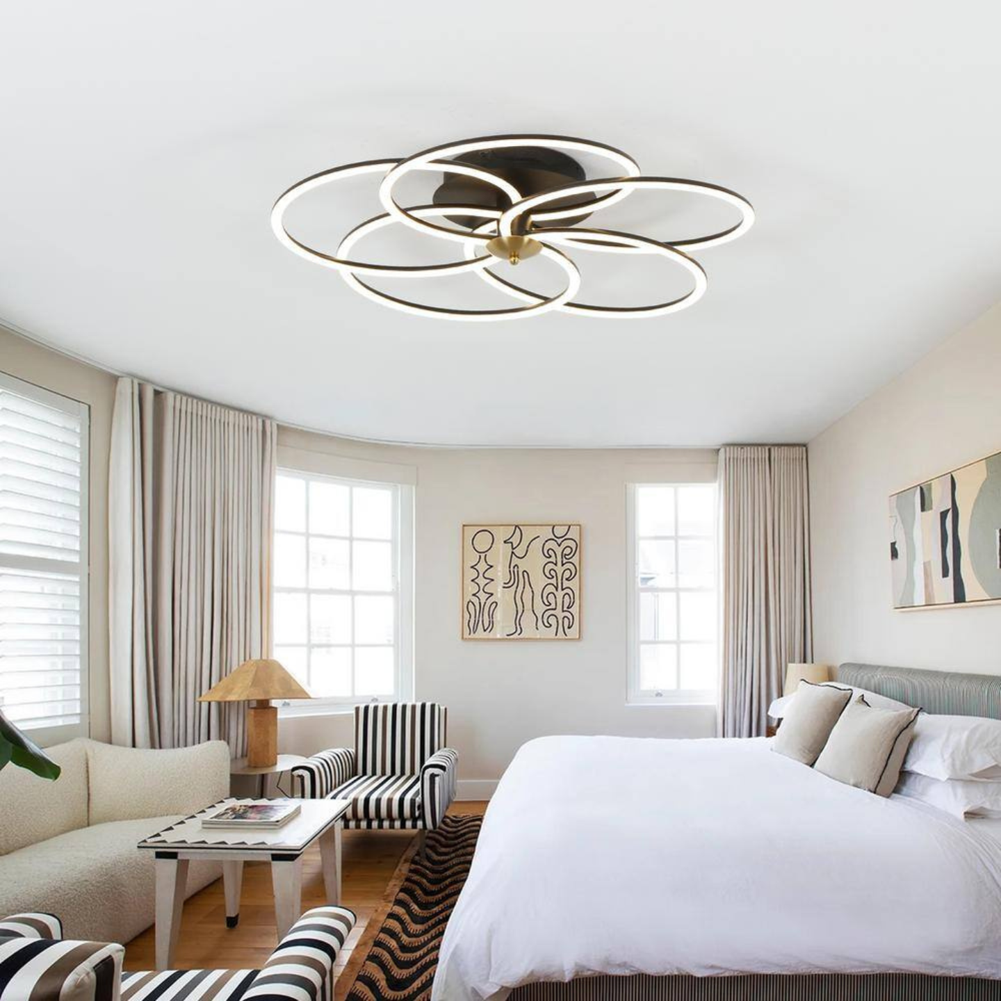 Ceiling mounted chandelier