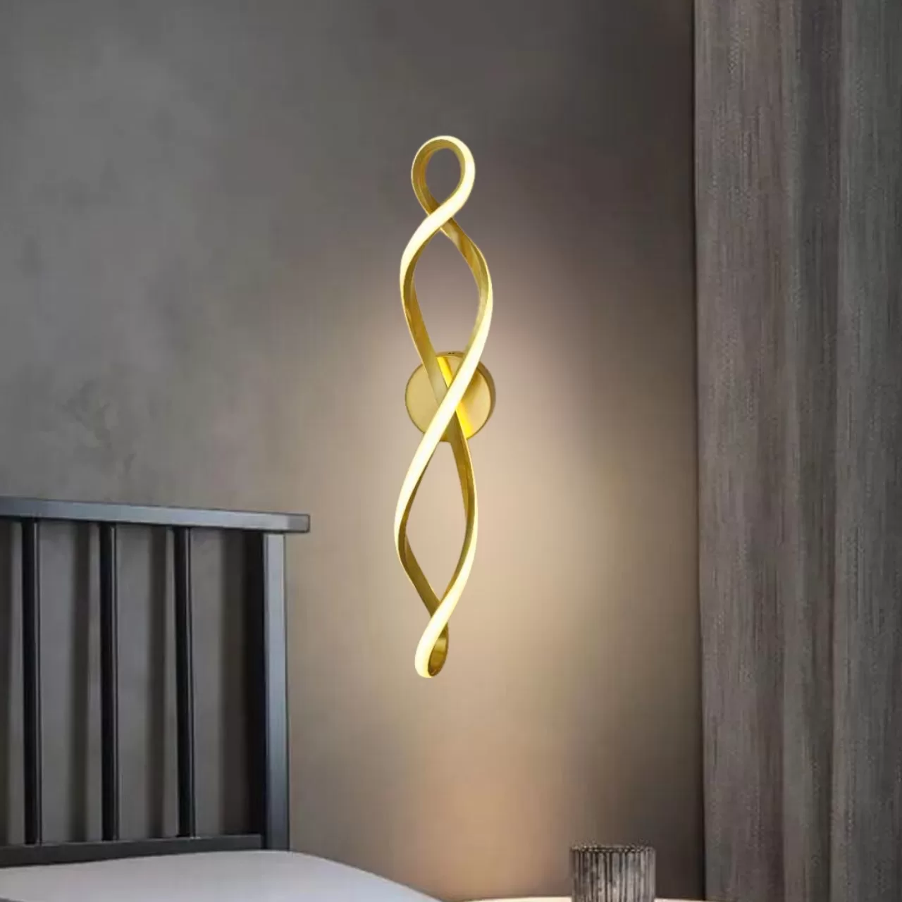 Modern Wall Lamp Gold 60cm