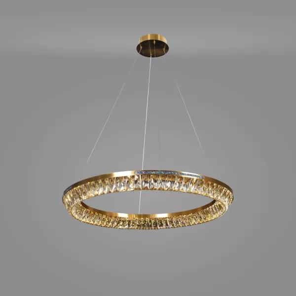 Crystal Hanging Light Gold