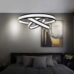 Target modern hanging pendant 3 rings led chandelier