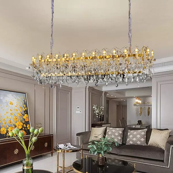 Modern Luxury Crystal E14 Chandelier