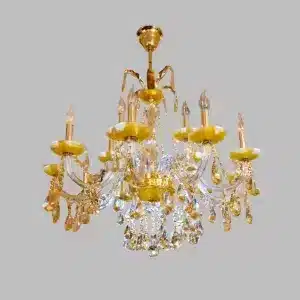 Classic crystal chandelier E14 bulb