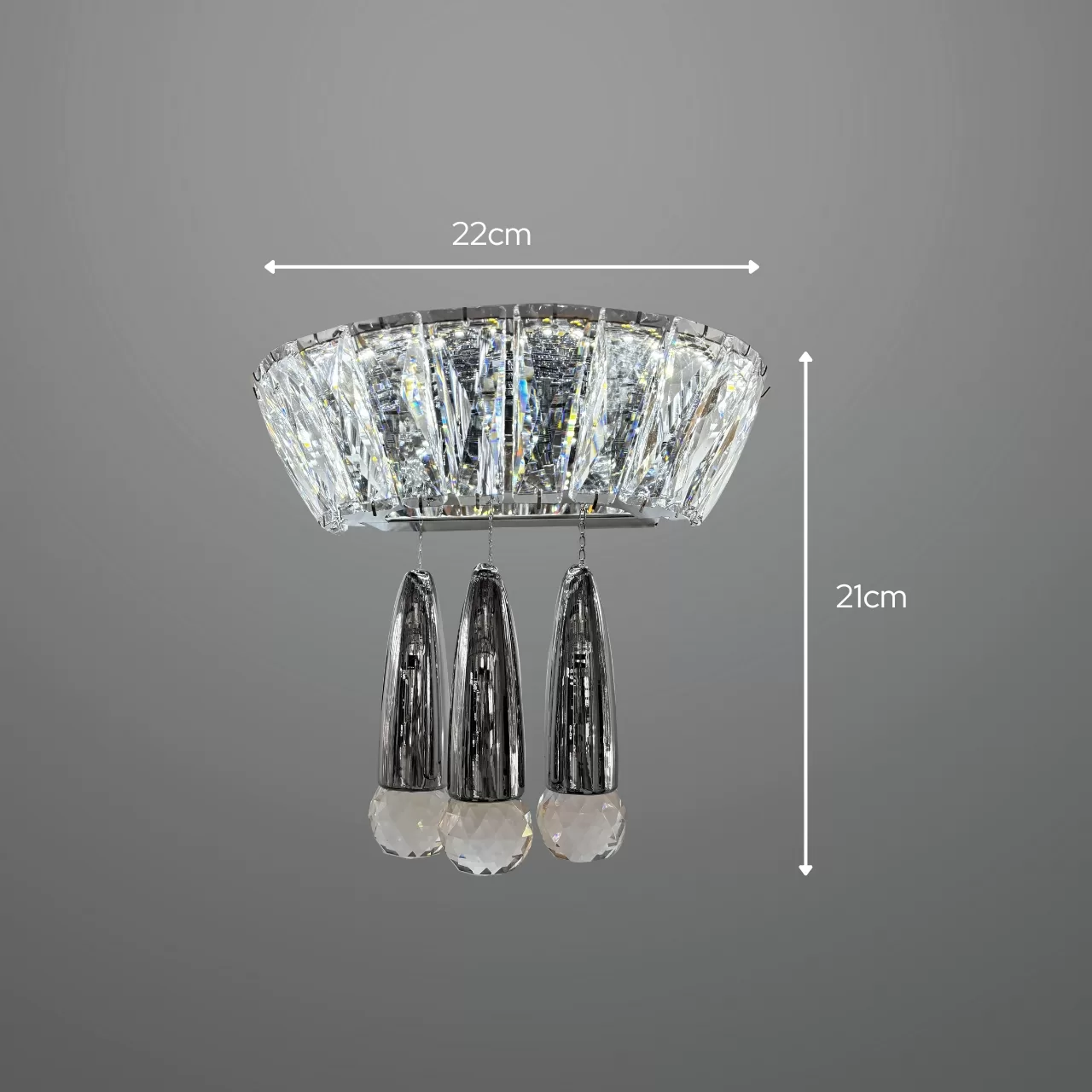 LED Crystal Wall Lamp