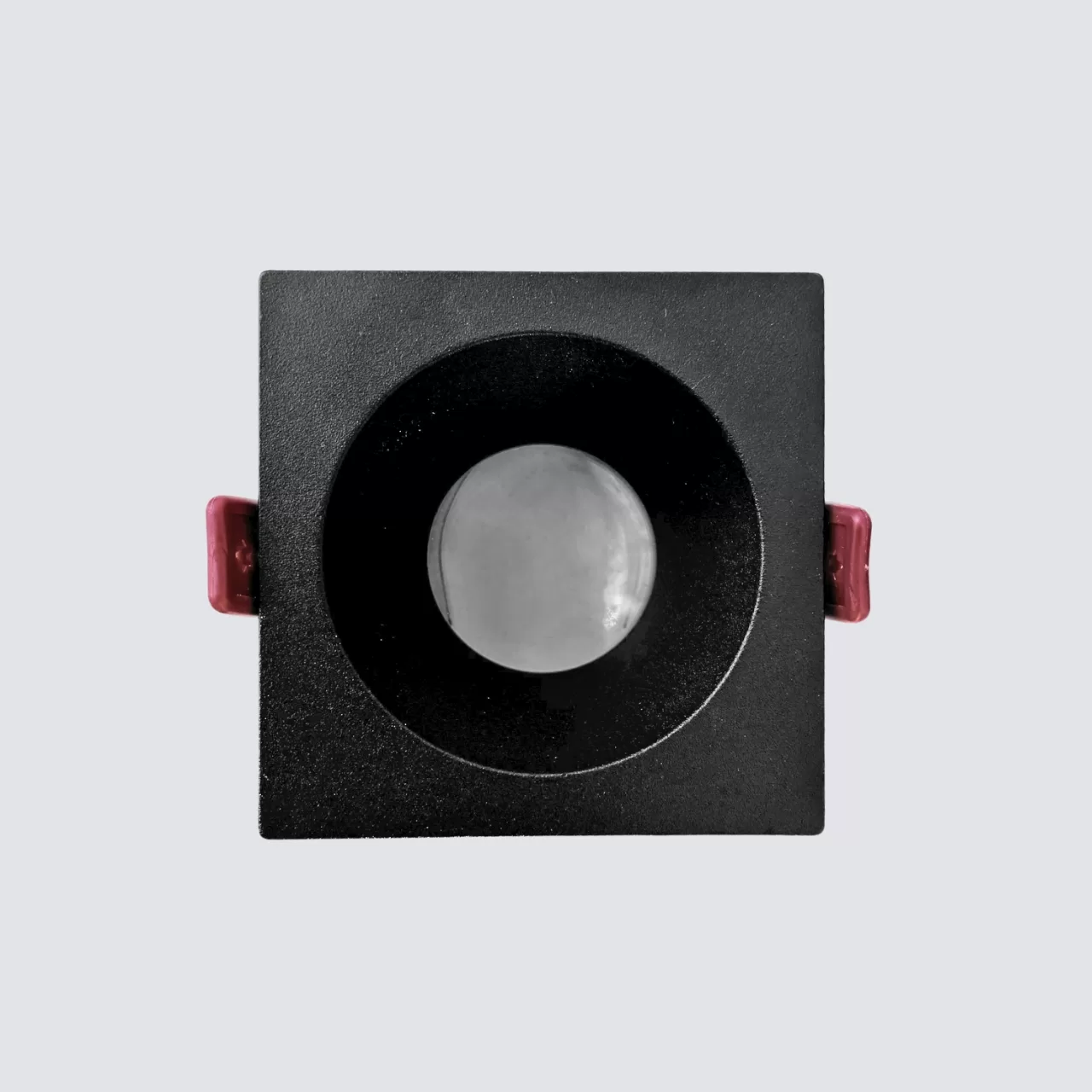 GU10 Spotlight Frame Square Black Waterproof