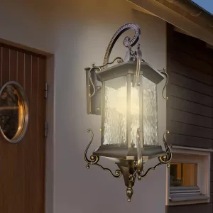 retro outdoor waterproof wall lamp