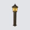 garden bollard light E27 bulb type for parks, pathways, hotels