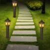 garden bollard light E27 bulb type for parks, pathways, hotels