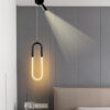 LED hanging pendant light black body 3000K