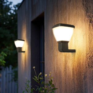 solar led wall lamp 3000K black IP65