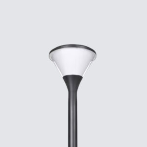 solar pole led light 3000K black IP65