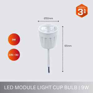 LED Module Light cup Bulb | 9W