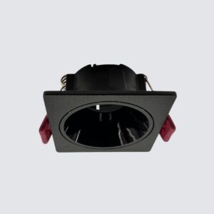 Aluminium Recessed Square LED Downlight Frame Gu10 Bulb type