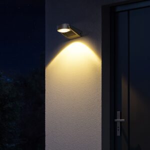 LED Outdoor Wall Light Lamp IP65 Waterproof Aluminum Lamp Body Black