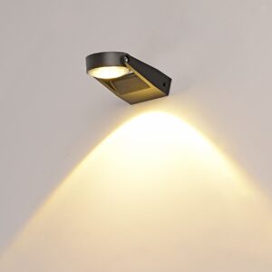 LED Outdoor Wall Light Lamp IP65 Waterproof Aluminum Lamp Body Black