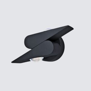 LED flash design outdoor up and down Wall Light Lamp IP65 Waterproof Aluminum Lamp Body Black