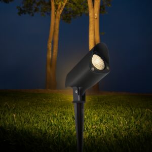 LED garden spike light with 3000K warm white light 7W