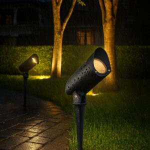 LED garden spike light with 3000K warm white light 7W