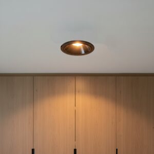 Aluminium Recessed Round LED Downlight Frame Gu10 Bulb type