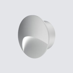 Modern Round LED Step Light | Indoor/Outdoor Wall Light | 3W Warm White
