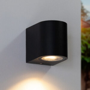 Modern Round GU10 Wall Light, Indoor/Outdoor Wall Light IP65 Waterproof