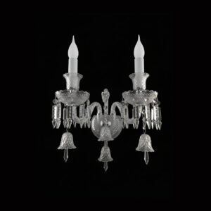 crystal K9 wall lamp luxury E14 bulb