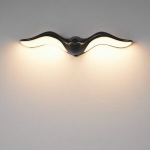 Modern 8W LED bird-wing wall sconce outdoor luxury home lighting warm light