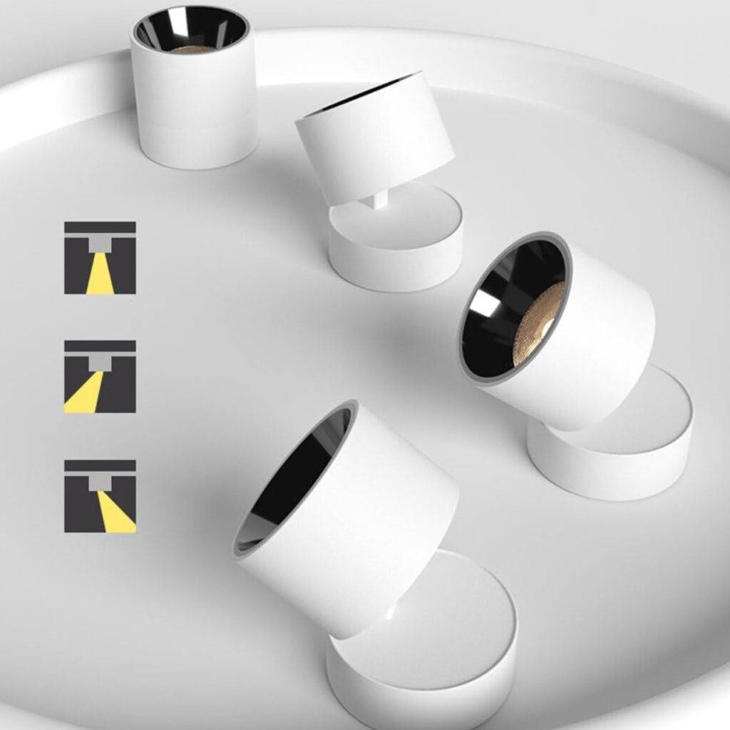 Modern LED Spotlights, Full Spectrum, 360° Rotatable, Adjustable Downlights