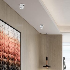 Modern LED 7W Spotlights, Full Spectrum, 360° Rotatable, Adjustable Downlights