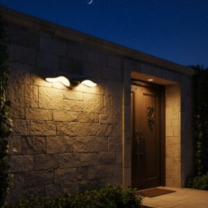 Modern 8W LED bird-wing wall sconce outdoor luxury home lighting warm light