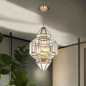 Outdoor Porch Chandelier Waterproof Exterior Garden Lights For Balcony, Villa