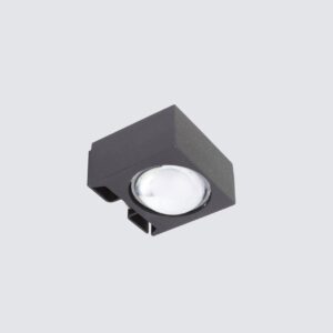 LED Square Outdoor Wall Light Lamp IP65 Waterproof Aluminum Lamp Body Black