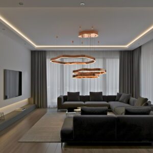 Modern LED Pendant Light - Living Room Chandelier