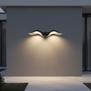 Modern 10W LED bird-wing wall sconce outdoor luxury home lighting warm light
